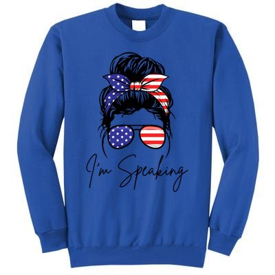 American – Kamala 2024 I Am Speaking Gift Tall Sweatshirt