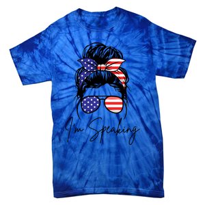 American – Kamala 2024 I Am Speaking Gift Tie-Dye T-Shirt