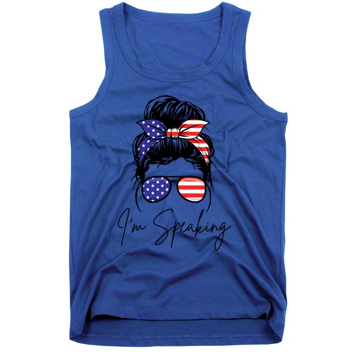 American – Kamala 2024 I Am Speaking Gift Tank Top