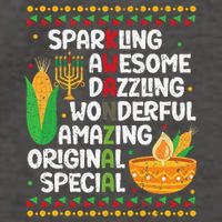 African Kwanzaa 7 Principles Acronym Kinara Corn Unity Cup Vector Backpack