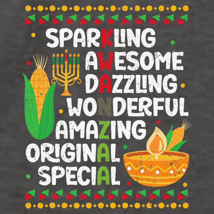African Kwanzaa 7 Principles Acronym Kinara Corn Unity Cup Vector Backpack