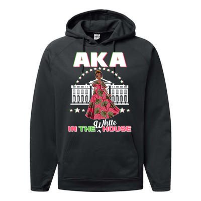 AKA In The White House Kamala Harris AKA Sorority Pride  Performance Fleece Hoodie