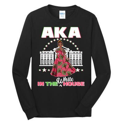 AKA In The White House Kamala Harris AKA Sorority Pride  Tall Long Sleeve T-Shirt