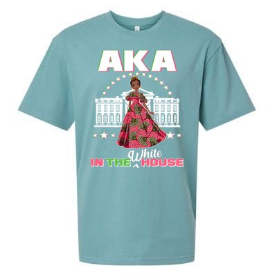 AKA In The White House Kamala Harris AKA Sorority Pride  Sueded Cloud Jersey T-Shirt