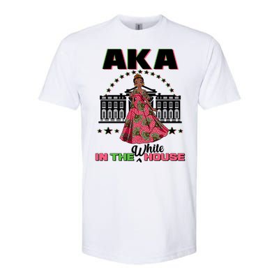 AKA In The White House Kamala Harris AKA Sorority Pride  Softstyle® CVC T-Shirt