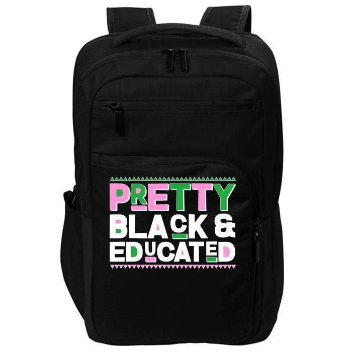 Pretty Black And Educated Impact Tech Backpack