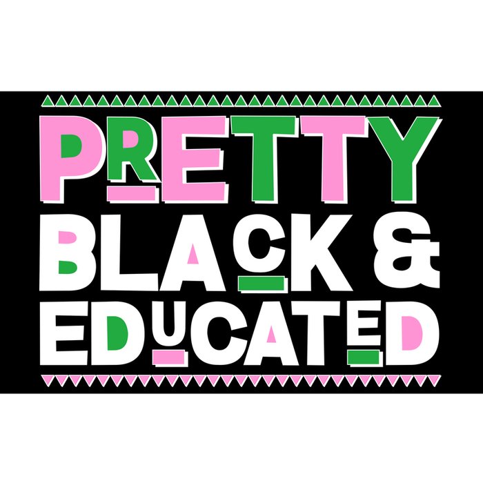 Pretty Black And Educated Bumper Sticker