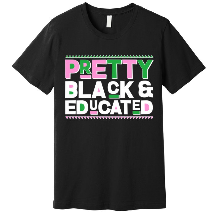 Pretty Black And Educated Premium T-Shirt