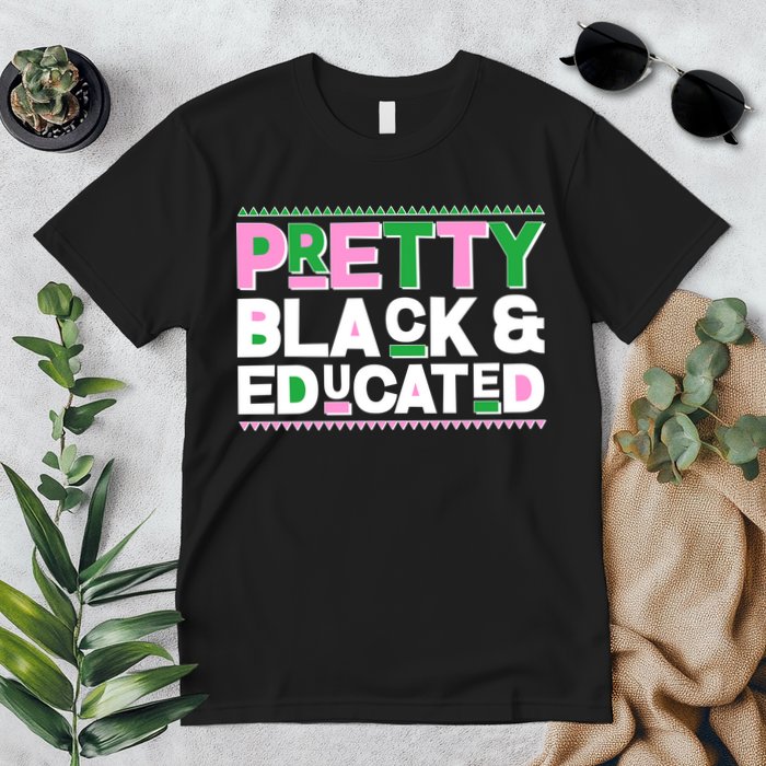 Pretty Black And Educated Premium T-Shirt