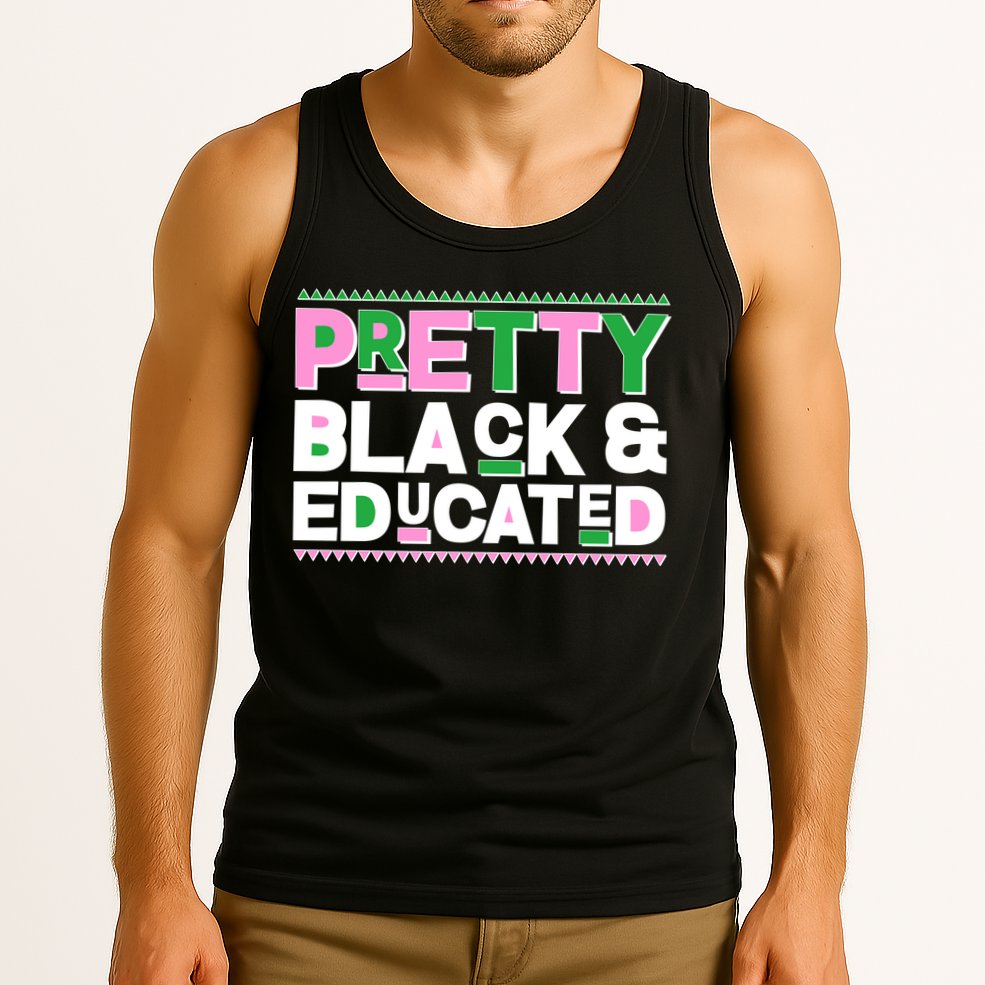 Pretty Black And Educated Tank Top