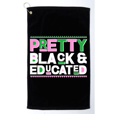 Pretty Black And Educated Golf Towel