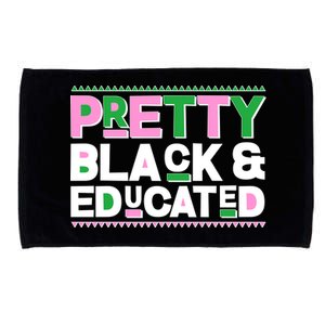 Pretty Black And Educated Microfiber Hand Towel