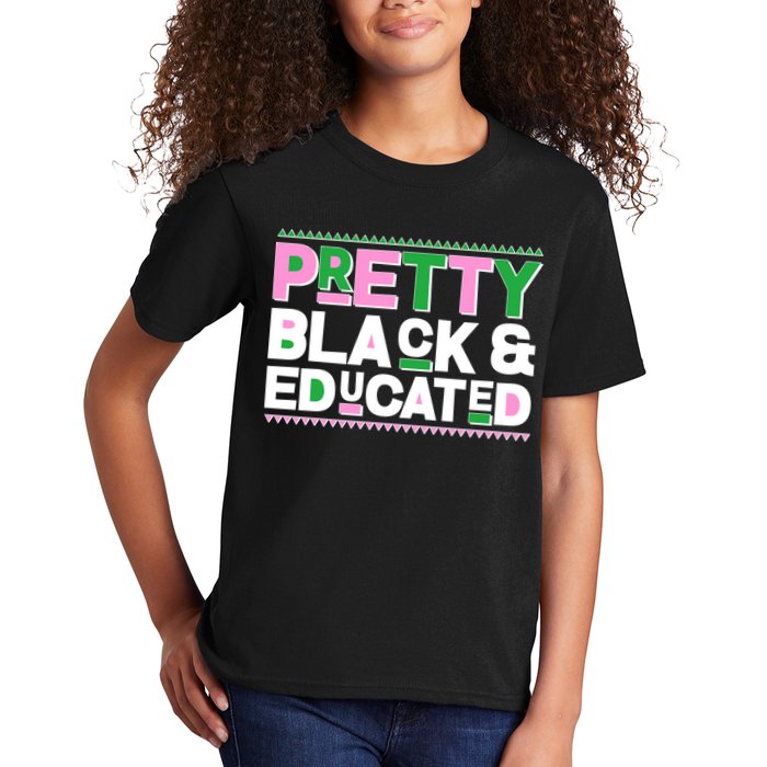 Pretty Black And Educated Kids T-Shirt