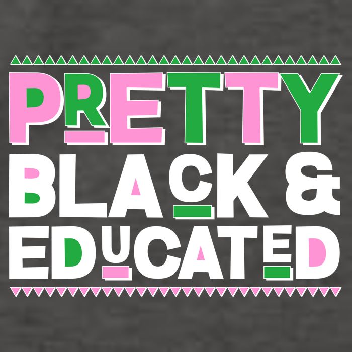 Pretty Black And Educated Vector Backpack