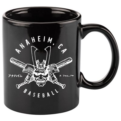 Angels Kabuto Anaheim Samurai Helmet 11oz C Handle Ceramic Mug