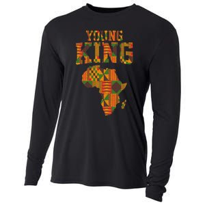 African King Art For Kente Cloth African Print Cooling Performance Long Sleeve Crew