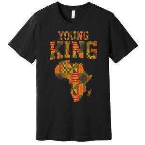 African King Art For Kente Cloth African Print Premium T-Shirt