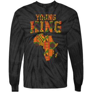 African King Art For Kente Cloth African Print Tie-Dye Long Sleeve Shirt