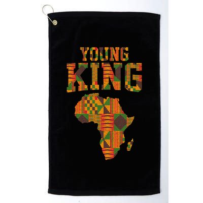 African King Art For Kente Cloth African Print Golf Towel