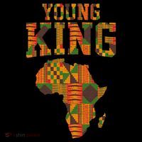 African King Art For Kente Cloth African Print Kids T-Shirt
