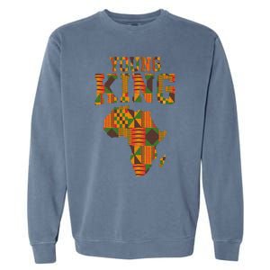 African King Art For Kente Cloth African Print Garment-Dyed Sweatshirt