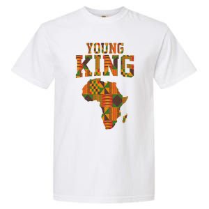 African King Art For Kente Cloth African Print Garment-Dyed Heavyweight T-Shirt