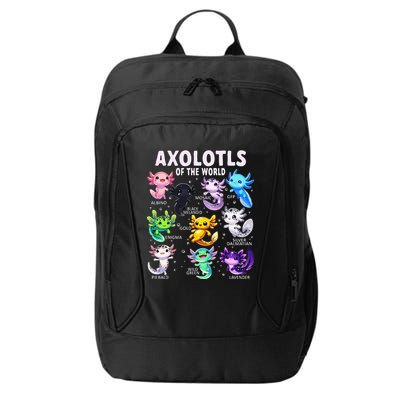 Axolotl Kawaii Axolotls Of The World Axolotl Animals City Backpack
