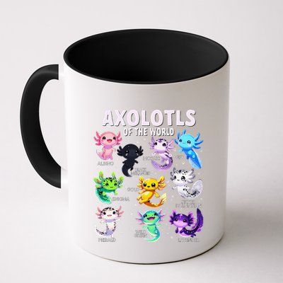 Axolotl Kawaii Axolotls Of The World Axolotl Animals Mug