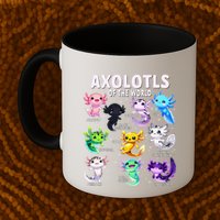 Axolotl Kawaii Axolotls Of The World Axolotl Animals Mug