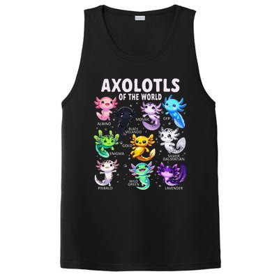 Axolotl Kawaii Axolotls Of The World Axolotl Animals PosiCharge Competitor Tank