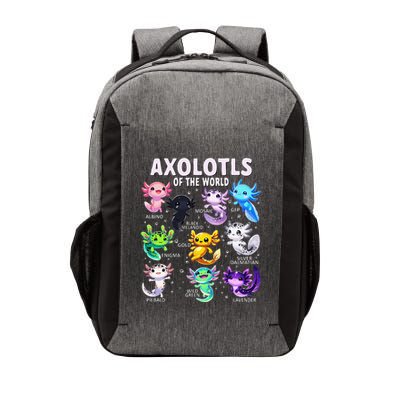 Axolotl Kawaii Axolotls Of The World Axolotl Animals Vector Backpack