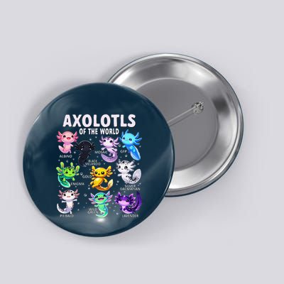 Axolotl Kawaii Axolotls Of The World Axolotl Animals Button