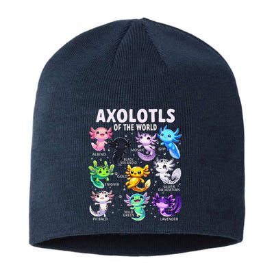 Axolotl Kawaii Axolotls Of The World Axolotl Animals Sustainable Beanie