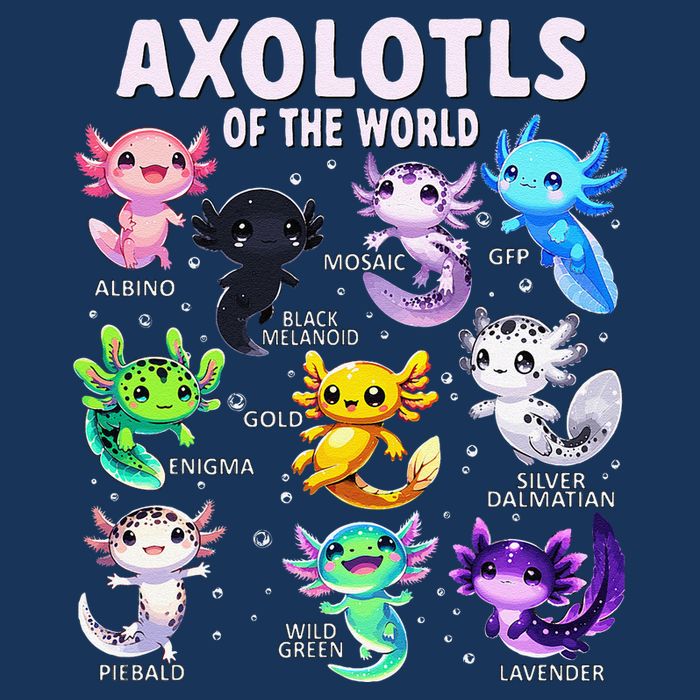 Axolotl Kawaii Axolotls Of The World Axolotl Animals 16 in Basic Backpack