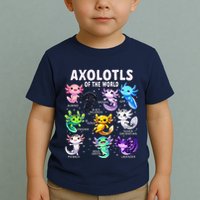 Axolotl Kawaii Axolotls Of The World Axolotl Animals Toddler T-Shirt