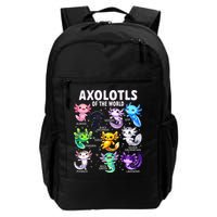 Axolotl Kawaii Axolotls Of The World Axolotl Animals Backpack