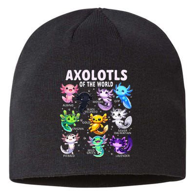 Axolotl Kawaii Axolotls Of The World Axolotl Animals Sustainable Beanie