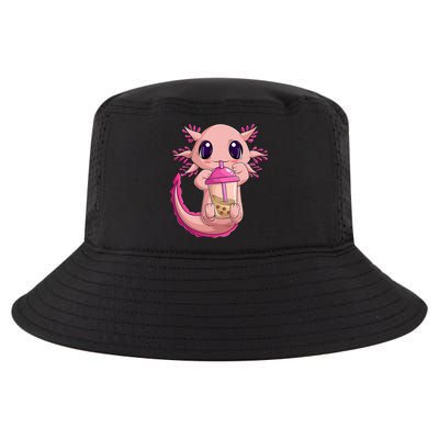 Axolotl Kawaii Anime Boba Tea Cool Comfort Performance Bucket Hat