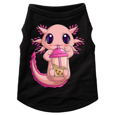 Axolotl Kawaii Anime Boba Tea Doggie Tank