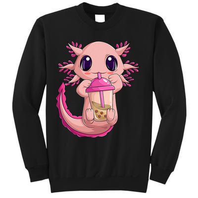 Axolotl Kawaii Anime Boba Tea Sweatshirt