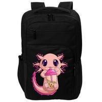 Axolotl Kawaii Anime Boba Tea Impact Tech Backpack