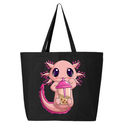 Axolotl Kawaii Anime Boba Tea 25L Jumbo Tote