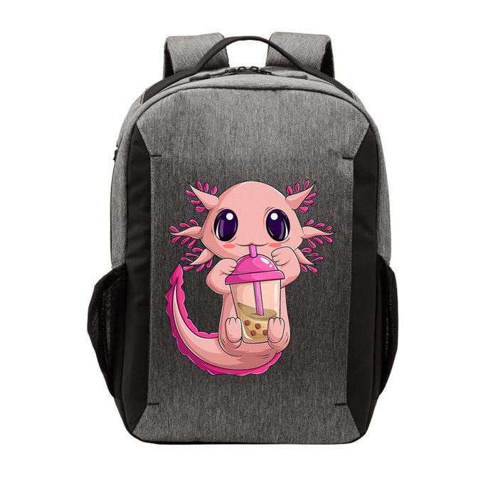 Axolotl Kawaii Anime Boba Tea Vector Backpack