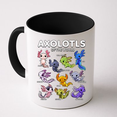 Axolotl Kawaii Axolotls Of The World Axolotl Animals Mug