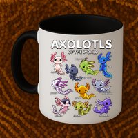 Axolotl Kawaii Axolotls Of The World Axolotl Animals Mug