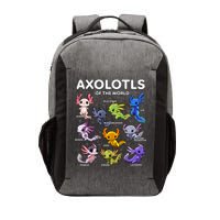 Axolotl Kawaii Axolotls Of The World Axolotl Animals Vector Backpack
