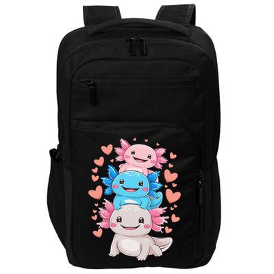Axolotl Kawaii Anime Cute Axolotls Impact Tech Backpack