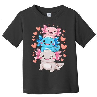 Axolotl Kawaii Anime Cute Axolotls Toddler T-Shirt