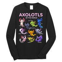 Axolotl Kawaii Axolotls Of The World Axolotl Animals Long Sleeve Shirt