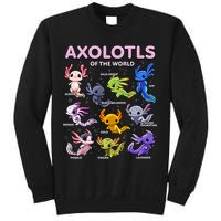 Axolotl Kawaii Axolotls Of The World Axolotl Animals Sweatshirt